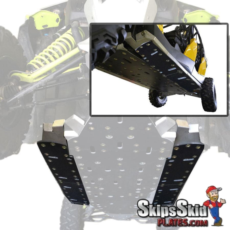 Can-Am Maverick X-DS Ricochet 2-Piece Aluminum Rock Slider Set UTV Skid Plates