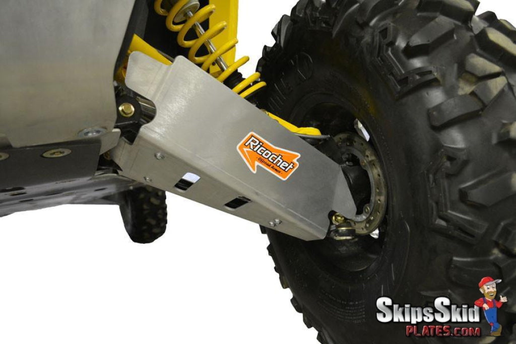 Can-Am Maverick X-RS Turbo Ricochet 9-Piece Complete Aluminum Skid Plate Set UTV Skid Plates