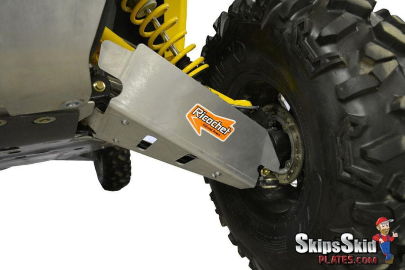 Can-Am Maverick X-RS Turbo Ricochet 9-Piece Complete Aluminum Skid Plate Set UTV Skid Plates