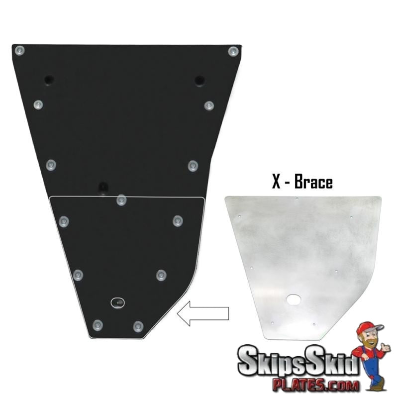 Can-Am Maverick X3 / X3 Max Rear Skid Plate Kit UTV Skid Plates