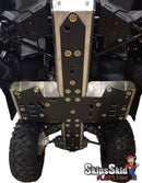 Outlander X-MR 1000cc (2017) Ricochet 8-Piece Complete Aluminum Skid Plate Set ATV Skid Plates