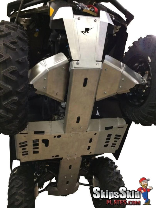 Can-Am Outlander 1000/DPS Ricochet 8-Piece Complete Aluminum Skid Plate Set ATV Skid Plates