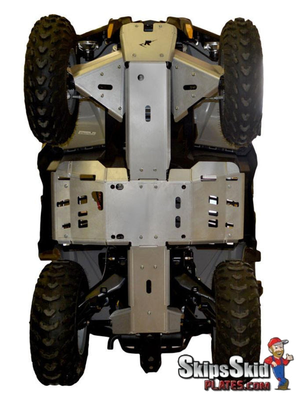 Can-Am Outlander 570 XMR Ricochet 8-Piece Complete Aluminum Skid Plate Set ATV Skid Plates