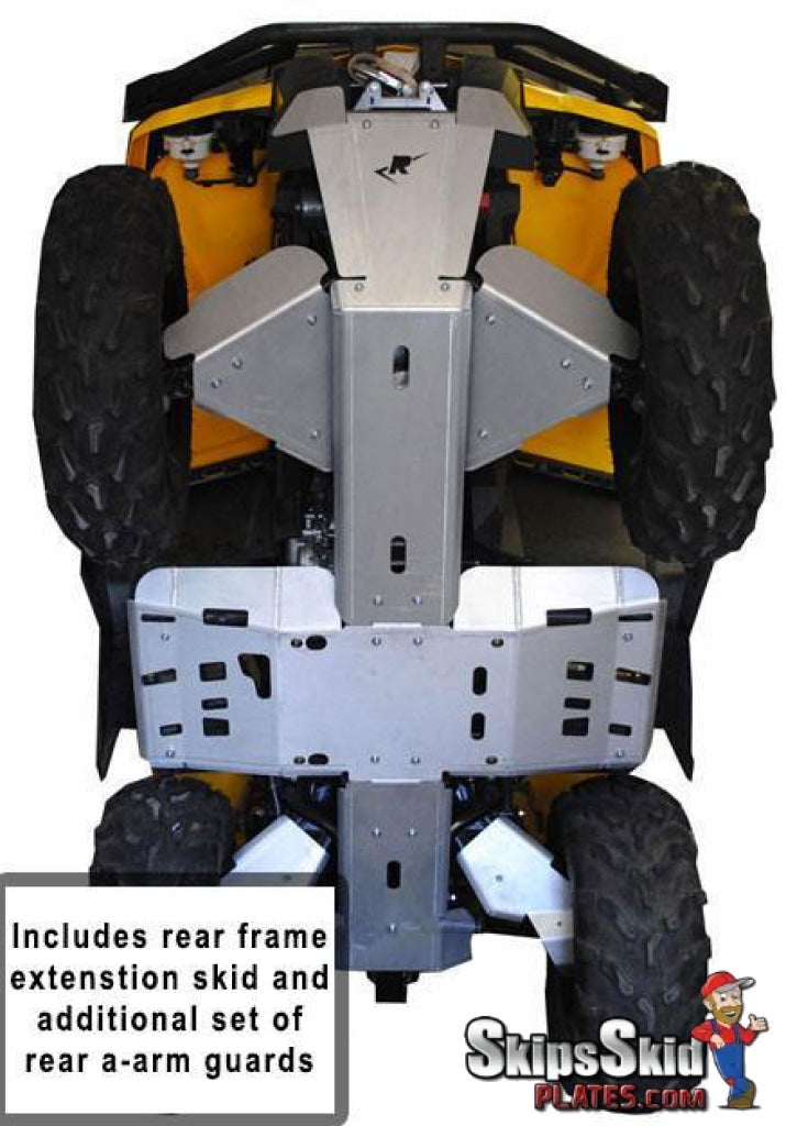 Can-Am Outlander 6x6/DPS Ricochet 11-Piece Complete Aluminum Skid Plate Set ATV Skid Plates