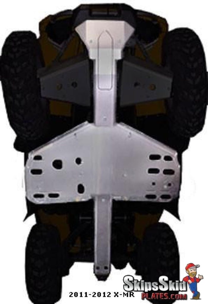 Can-Am Outlander X-MR 1000 (2011-2012) Ricochet 4-Piece Full Frame Skid Plate Set ATV Skid Plates