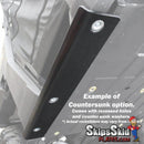 Factory UTV Can-Am Defender Max Three Eighths UHMW Rock Sliders UTV Skid Plates