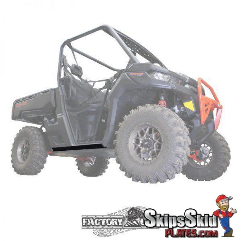 Factory UTV Can-Am Defender Half Inch UHMW Rock Sliders UTV Skid Plates