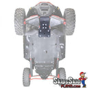 Factory UTV RZR Pro XP Three Eighths UHMW Standalone Front Diff Skid Plate UTV Skid Plates
