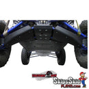 Factory UTV Polaris RZR XP Turbo-S Ultimate Three Eighths UHMW Kit UTV Skid Plates