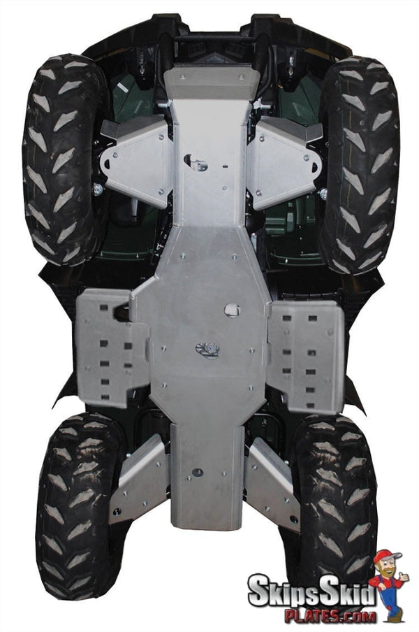 Grizzly 450 (350i) 2008-2010 Ricochet 8-Piece Complete Aluminum Skid Plate Set ATV Skid Plates