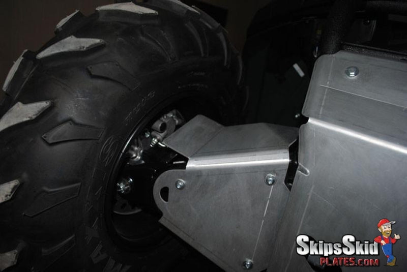 Grizzly 450 (350i) 2008-2010 Ricochet 8-Piece Complete Aluminum Skid Plate Set ATV Skid Plates