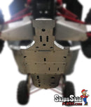 Honda Talon 1000R Ricochet 4-Piece Full Frame Skid Plate Set UTV Skid Plates