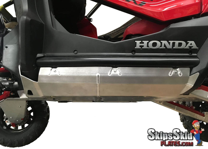 Honda Talon 1000X Ricochet 10-Piece Complete Skid Plate Set in Aluminum or 1/2 UHMW UTV Skid Plates