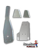 Honda TRX250X Ricochet 4-Piece Complete Aluminum Skid Plate Set ATV Skid Plates