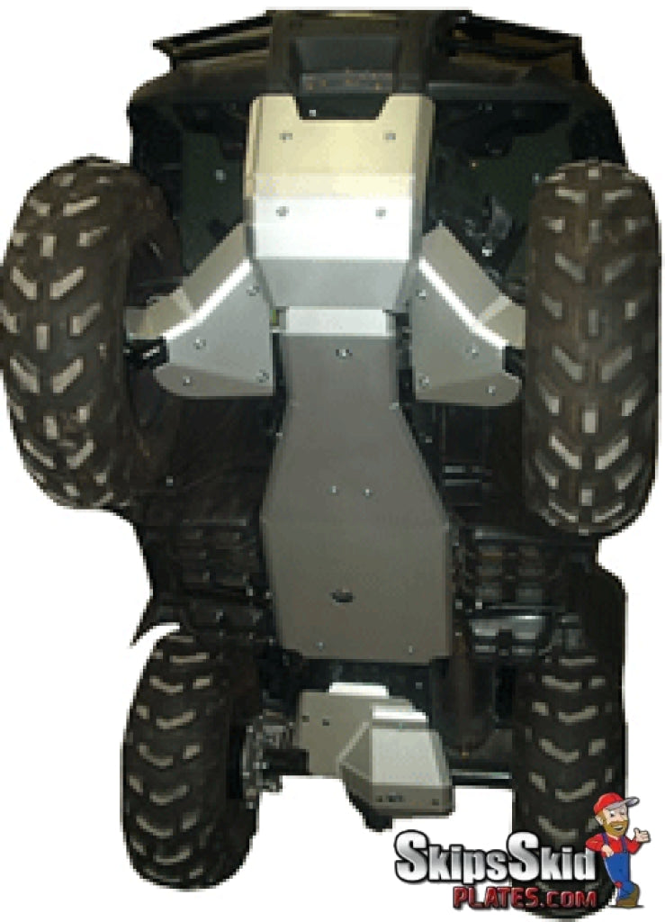 Honda TRX350 & TRX400 Fourtrax Rancher Ricochet 5-Piece Complete Aluminum Skid Plate Set ATV Skid Plates