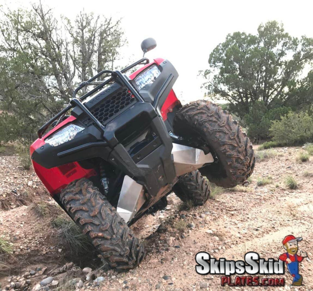 Honda TRX420 FourTrax Rancher (Straight Axle) Ricochet 2-Piece A-Arm & CV Boot Guard Set ATV Skid Plates