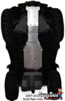 Honda TRX420 Fourtrax Rancher (straight Axle) Ricochet 2-Piece Full Frame Skid Plate Set ATV Skid Plates