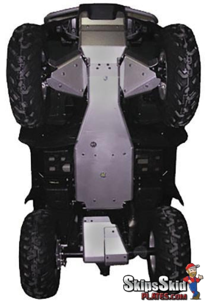 Honda TRX500 Rubicon Ricochet 5-Piece Complete Aluminum Skid Plate Set - 2005-2014 ATV Skid Plates