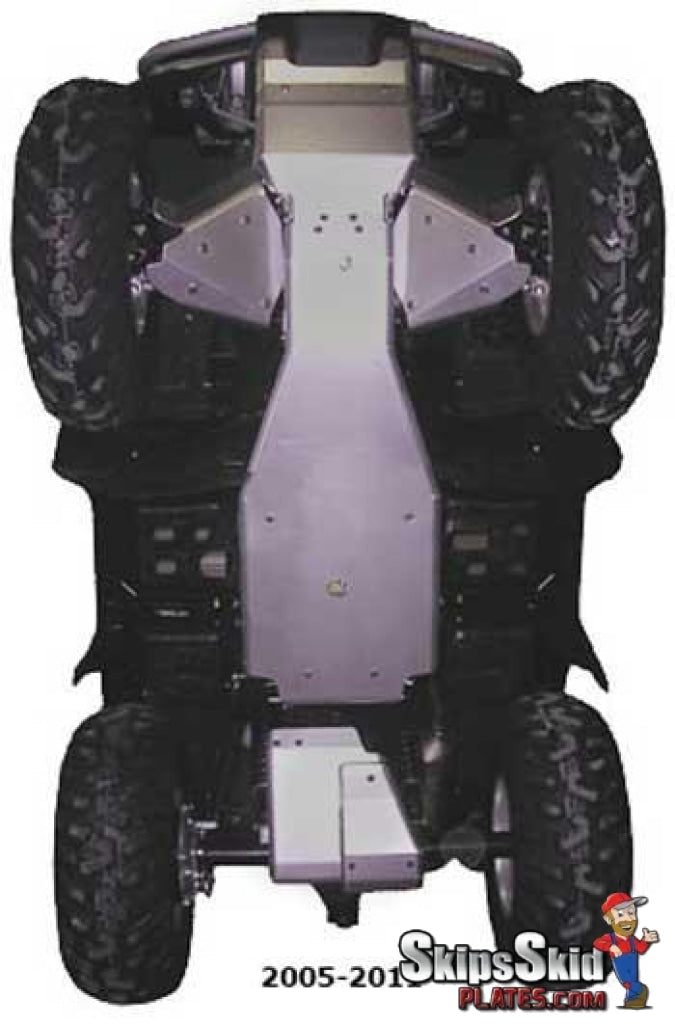 Honda TRX500 FourTrax Foreman Ricochet 5-Piece Complete Aluminum Skid Plate Set ATV Skid Plates