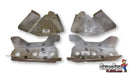 Honda TRX650 Rincon Ricochet 7-Piece Complete Aluminum Skid Plate Set ATV Skid Plates