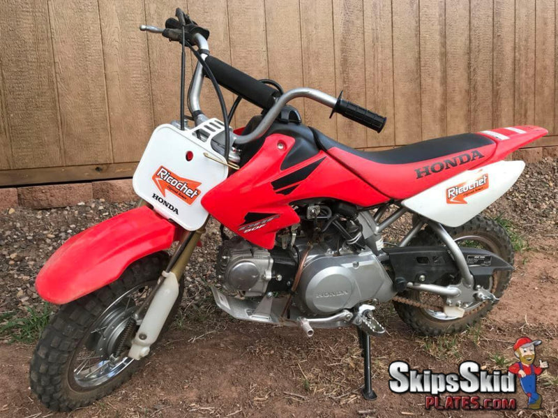 Honda XR50 & XR70 Ricochet Aluminum Skid Plate Motor Cycle Skid Plates