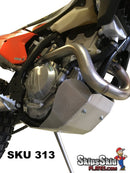 Husqvarna FE250 Ricochet Aluminum Skid Plate Dirt Bike Skid Plates