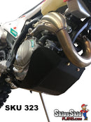 Husqvarna FE250 Ricochet Aluminum Skid Plate Dirt Bike Skid Plates