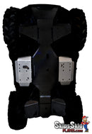 Kawasaki Brute Force 650 (I.R.S) Ricochet 2-Piece Aluminum Floorboard Skid Plates ATV Skid Plates