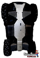 Kawasaki Brute Force 650 (I.R.S) Ricochet 3-Piece Full Frame Aluminum Skid Plate Set ATV Skid Plates