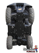 Kawasaki Brute Force 650 (I.R.S) Ricochet 9-Piece Complete Aluminum Skid Plate Set ATV Skid Plates