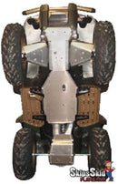 Kawasaki Brute Force 650 Solid Axle Ricochet 4-Piece Complete Aluminum Skid Plate Set ATV Skid Plates