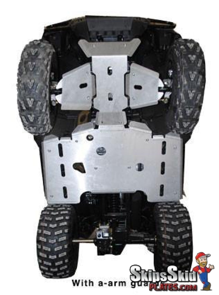 Kawasaki Bruteforce 300 Ricochet 2-Piece Full Frame Aluminum Skid Plate ATV Skid Plates