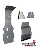 Kawasaki Prairie 300 Ricochet 4-Piece Complete Aluminum Skid Plate Set ATV Skid Plates