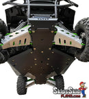 Kawasaki Teryx 800 & Teryx4 S Ricochet 12-Piece Complete Aluminum or UHMW Skid Plate Set UTV Skid Plates