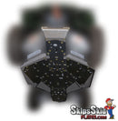 Kawasaki Teryx 800 & Teryx 4 S Ricochet 8-Piece Full Frame Skid Plate Set with Frame Extensions UTV Skid Plates