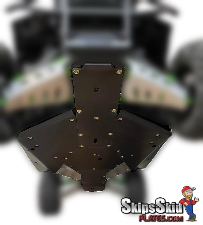 Kawasaki Teryx 800 & Teryx 4 S Ricochet 8-Piece Full Frame Skid Plate Set with Frame Extensions UTV Skid Plates