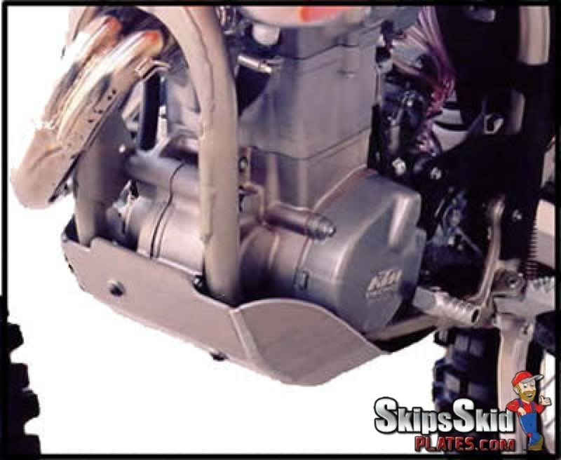 KTM 250/400/450/520/521/525 SX/MXC/EXC Ricochet Aluminum Skid Plate - 2000-2003 Dirt Bike Skid Plates