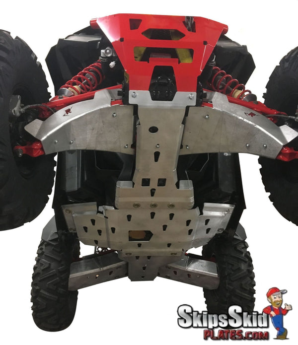 Polaris 1000 Scrambler S Ricochet 7-Piece Complete Aluminum Skid Plate Set ATV Skid Plates