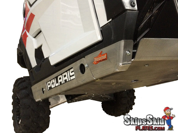 Polaris General 1000 2-Piece Aluminum Rock Slider Skid Plates UTV Skid Plates