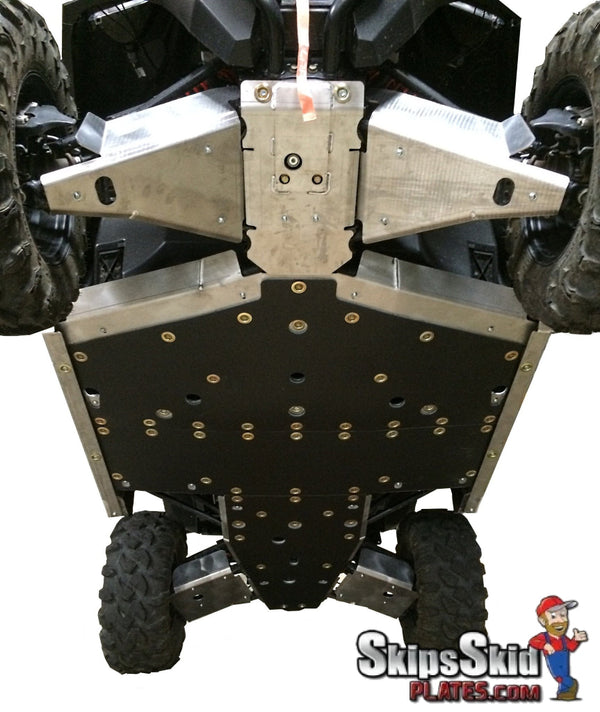 Polaris General 1000 - 2 Seater Ricochet 10-Piece Complete Skid Plate Set UTV Skid Plates