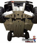Polaris Ranger 570 Full Size Ricochet 10-Piece Complete Aluminum or UHMW Skid Plate Set UTV Skid Plates
