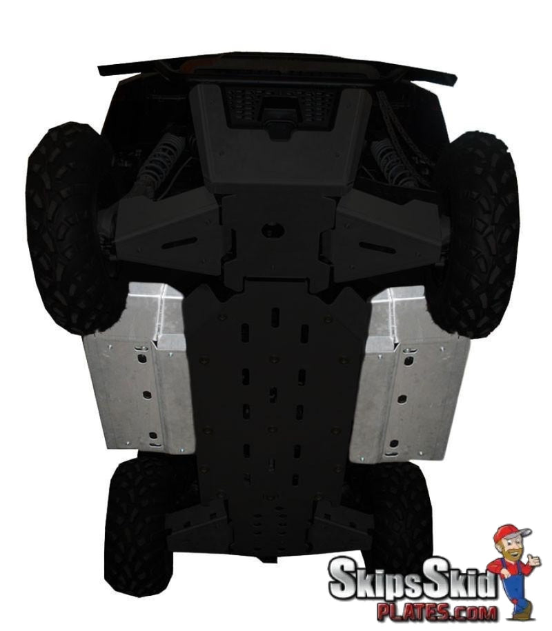 Polaris Ranger 700 Ricochet 2-Piece Rock Slider & Floor Board Skid Plate Set UTV Skid Plates
