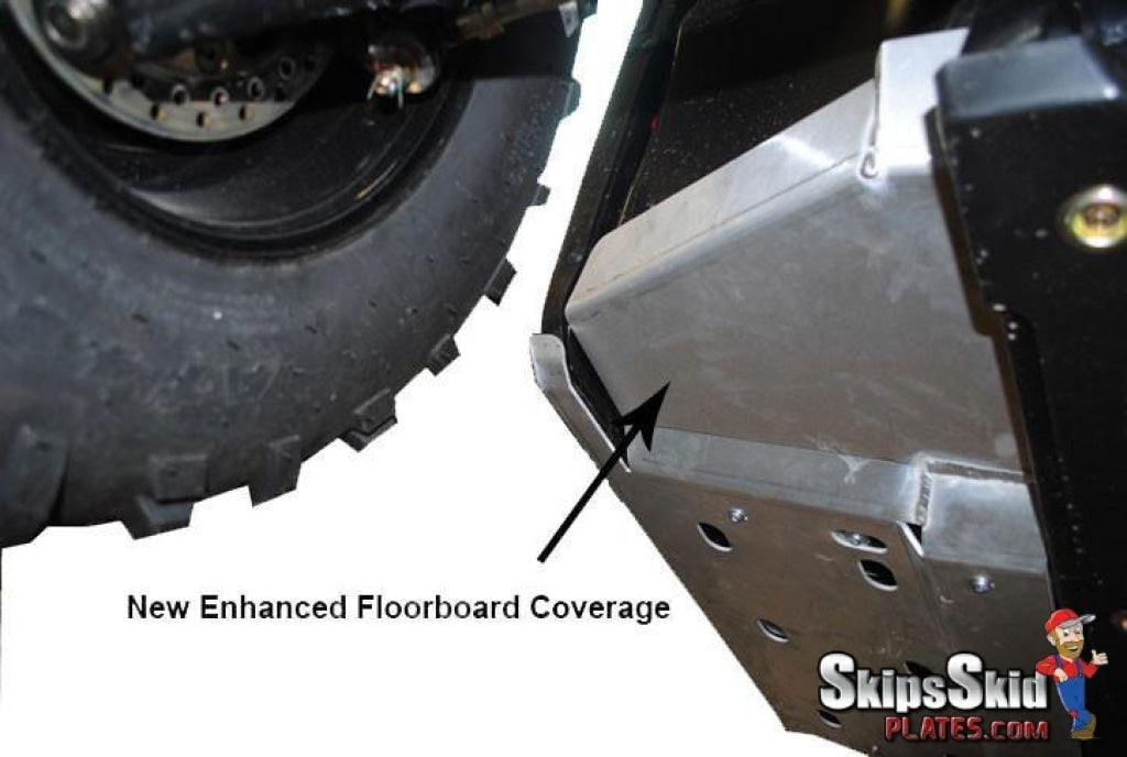 Polaris Ranger 700 Ricochet 2-Piece Rock Slider & Floor Board Skid Plate Set UTV Skid Plates