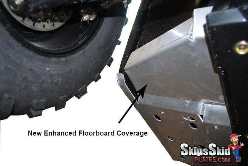Polaris Ranger 700 Ricochet 2-Piece Rock Slider & Floor Board Skid Plate Set UTV Skid Plates