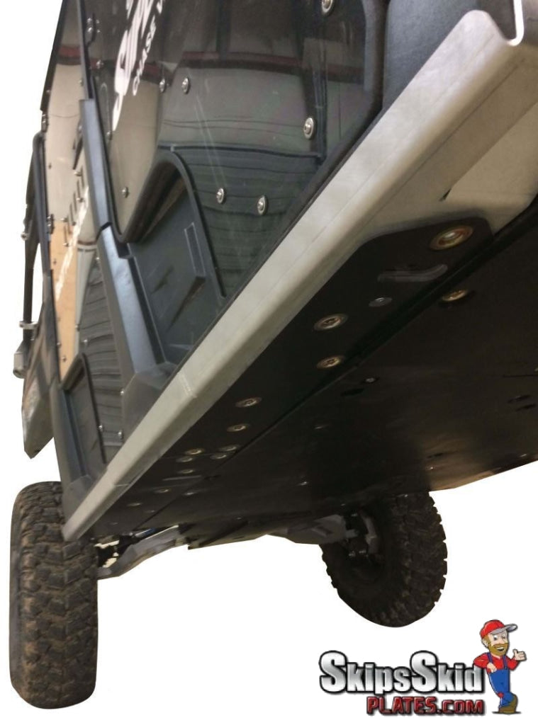 Polaris Ranger Crew 1000 High Lifter Ricochet 4-Piece Aluminum Rock Slider Set UTV Skid Plates