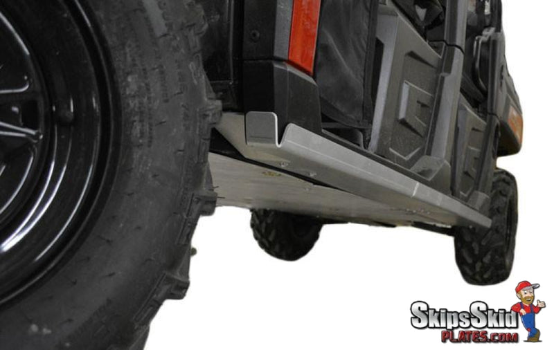 Polaris Ranger Crew Diesel Ricochet 4-Piece Aluminum Rock Slider Set UTV Skid Plates