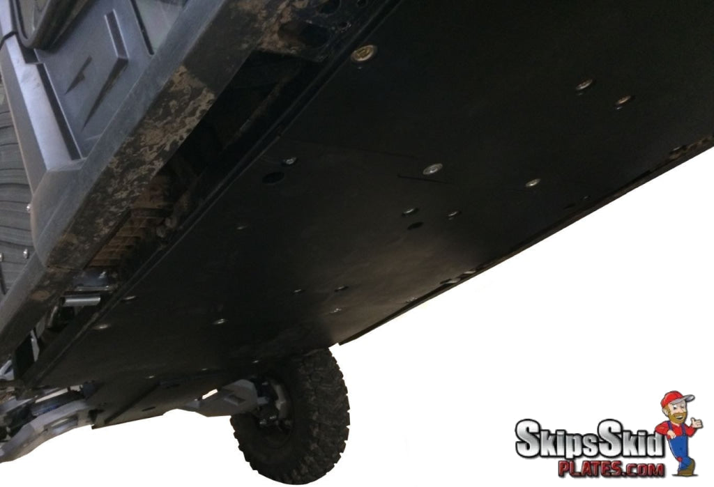 Polaris Ranger Crew XP 1000 Ricochet 13-Piece Complete Aluminum or with UHMW Skid Plate Set UTV Skid Plates