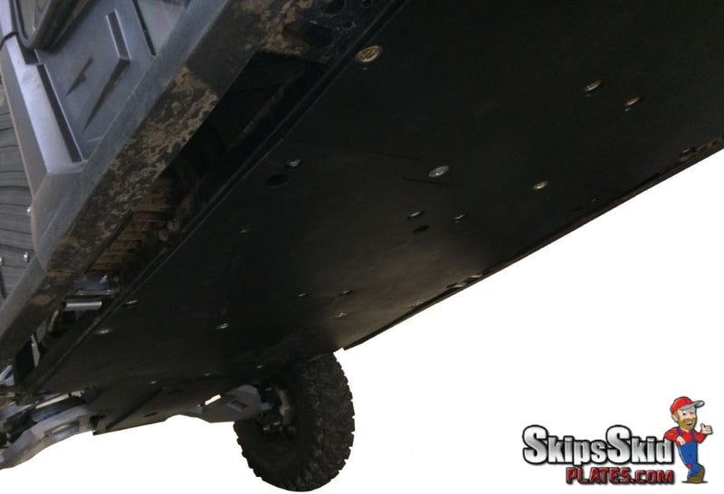 Polaris Ranger Crew XP 1000 Ricochet 13-Piece Complete Aluminum or with UHMW Skid Plate Set UTV Skid Plates