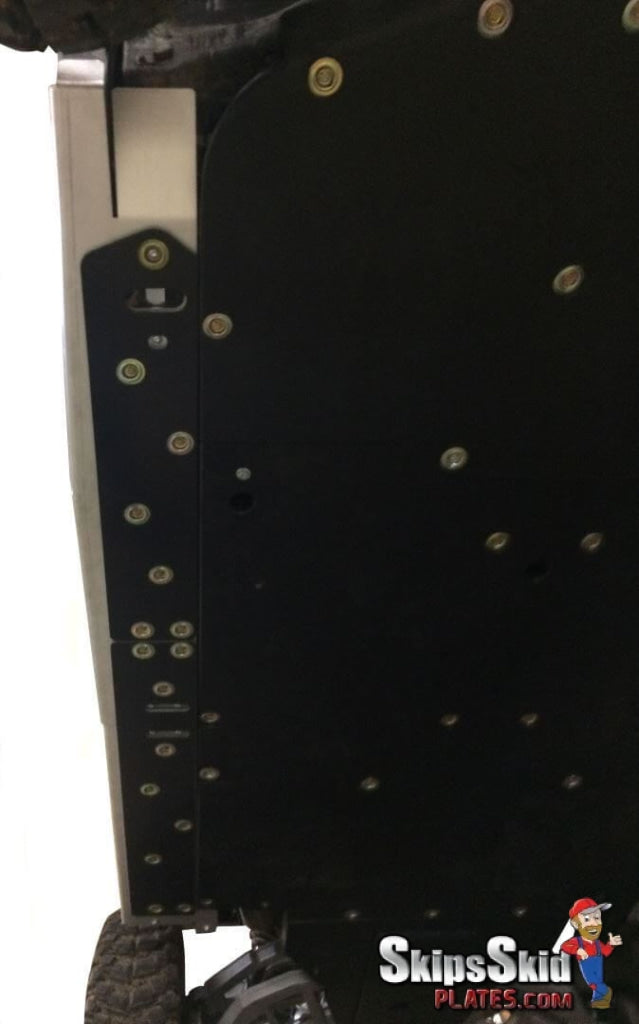 Polaris Ranger Crew XP 1000 Ricochet 13-Piece Complete Aluminum or with UHMW Skid Plate Set UTV Skid Plates