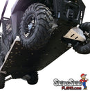 Polaris Ranger Crew XP 1000 Ricochet 13-Piece Complete Aluminum or with UHMW Skid Plate Set UTV Skid Plates